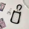 Hisocute Original Tarjetero para Perseguir Estrellas Funda para Exhibición de Polaroid de Tres Pulgadas Colgante Tarjeta de Estudiante de Campus Tarjeta de Comida Funda Protectora