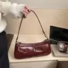 Bolsa de ombro fashion estilo coreano para o dia a dia, nova bolsa de ombro casual simples de inverno, bolsa de axila de nicho