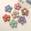 Estilo Ins Estilo Pequeña Fragancia Patrón Estéreo Cuadros Enredados Tela Flor de Cinco Pétalos Accesorios para el Cabello Hechos a Mano DIY Zapatos Bolsas Accesorios para la Ropa
