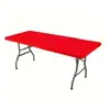 Toalha de Mesa Elástica para Exterior Transfronteiriça Suprimentos para Festa Toalha de Mesa de Piquenique Lavável Dobrável Retangular Poliéster Toalha de Mesa Moderna