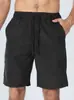 Shorts Esportivos de Veludo Cotelê para Homens, Adequado para Treinamento, Fitness, Corrida Casual e Exportação