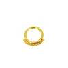 Anillo nasal de acero inoxidable de 8/10 mm con 9 bolas pequeñas para soldar, anillo nasal universal, joyería antiperforación de Amazon