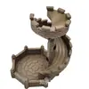 Torre de Dados Escada de Castelo Jogo de Tabuleiro Torre de Dados Ornamento Design Criativo Decoração de Mesa Tendência Impressão 3D Fornecimento Direto