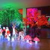 Proyecto de árbol luminoso para exteriores, luces LED impermeables de simulación de cerezo, iluminación decorativa para patio, plaza y festival.