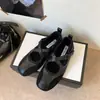 Nuevos Zapatos Planos de Ballet para Mujer 2026, Punta Cuadrada, Boca Baja de Otoño, Zapatos Mary Jane con Tira Cruzada, Estilo Retro de Moda