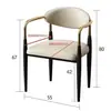 Silla de comedor de lujo ligero para uso doméstico con respaldo, mesa y sillas de comedor modernas minimalistas, mesa de centro y sillas de alta gama, silla de reunión, silla de lujo ligero de moda