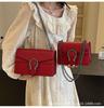 Bolsa de Ombro Transversal Feminina Verão Nova Grande Capacidade Simples Bolsa de Ombro Transversal Corrente de Alta Qualidade Bolsa Quadrada Pequena Tendência