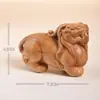 Linda Figura de Gato de Sándalo Adorno de Escritorio Regalo Creativo de Gato Sanador para Niñas en el Festival Qixi