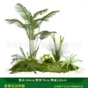 Série Paisagem de Expressão Idiomática de Quatro CaracteresCombinação de Plantas Verdes Artificiais para Paisagismo Decoração de Vitrine Interna