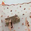 Bordado Nuevo Artesanía Decorativa Tela de Bordado Punto Chip Cuentas Lentejuelas Tela de Bordado Plano