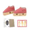 Zapatos de Moxibustión para Puntos de Acupuntura del Pie, Botas de Madera Maciza, Caja de Moxibustión para Pies, Equipo para Pies, Moxibustión de Llama Abierta, Zapatos de Moxibustión Caminables, Fabricante de Zapatos de Moxibustión Tibios para el Abdomen, Madera Maciza