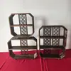 Nuevo Soporte de Exhibición de Mesa de Postres Estilo Chino Mesa de Exhibición Vintage para Descanso de Negocios Mesa de Postres para Ceremonia de Boda