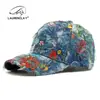 Gorra Personalizada Estampada Estilo Étnico para Mujer, Gorra de Béisbol de Copa Dura, Gorra de Sol para Exteriores, Gorra con Visera Estilo Vintage Floral