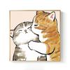 Estilo Nórdico Ins Gato diy Pintura a Óleo Digital Sala de Estar Quarto das Crianças Quarto Pequeno Fresco Pintado à Mão Preenchimento Decoração Pintura para Pendurar