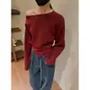Chegou. Suéter de tricô feminino para outono e inverno, de alta qualidade, casual, macio e confortável, acinturado, modelador, camada interna, top básico