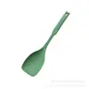 Espátula de Silicone Resistente a Altas Temperaturas Antiaderente Específica para Panelas com Escala, Espátula e Colher de Silicone Duas em Uma para Cozinha