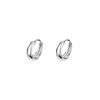 Aretes de Aro Liso de Aguja de Plata 925 Aretes de Moda Nuevos 2021 Aretes Estilo Frío Aretes para Mujer 2022