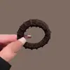 Goma para coleta alta estilo coreano Anillo de goma para el pelo de alta gama Cuerda para el pelo Sin apretar Sin marcas Alta elasticidad Accesorios de goma para el pelo duraderos