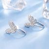 Librito Rojo Nuevo Lindo Clip para la Oreja de Mariposa Estilo Simple Inteligente Natural Accesorios para la Oreja de Mariposa Regalo para Novia