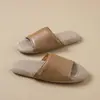 Zapatillas de Lino Silenciosas para el Hogar Four Seasons Mujer 2026 Nuevas Sandalias de Piso para el Hogar Interior Antideslizantes Transpirables Pareja Hombre