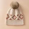 Gorro 100% Cachemir Puro para Mujer Gorro Tejido Gorro con Bola de Pelo Gorro Protector de Orejas Gorro Cálido Gorro de Lana para Ciclismo al Aire Libre Gorro para el Frío