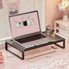 Suporte para monitor, suporte de mesa para laptop, suporte de resfriamento para laptop para dormitório de estudante, acessório de mesa de escritório