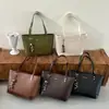 Bolsa Tote Tecida com Padrão Novo Outono 2026 para Mulheres, Bolsa de Ombro com Grande Capacidade, Bolsa Tote Versátil para o Dia a Dia
