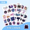 50 Pegatinas de Dibujos Animados, Graffiti, Película de Anime de Grupos de Chicas K-Pop, Pegatinas Decorativas Transfronterizas para Equipaje, Venta al por Mayor