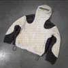 Em Estoque Moda Patchwork Outono e Inverno Transfronteiriça Jaqueta de Pelúcia Tendência Quente Unissex com Capuz e Zíper Venda por Atacado