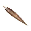 Incensário retrô chinês folha de Bodhi antiga para casa interior incenso em vara folhas criativas ágarwood decoração para cerimônia do chá incensário