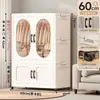 Armario de Almacenamiento Plegable para Uso Doméstico, Estante de Almacenamiento Multicapa de Gran Capacidad, Armario de Almacenamiento Espeso de Plástico para Juguetes Infantiles Sin Instalación