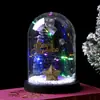 Nuevas Decoraciones de Escritorio Navideñas Brillantes, Regalos de Navidad para Novias, Luz de Noche de Muñeco de Nieve, Decoración con Cubierta Acrílica
