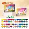 Plumón Doodler de 12 colores, gran capacidad. Set de acuarelas lavables para niños de 36 colores. Pinceles de plástico de 24 colores, venta al por mayor.