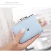 Nueva cartera corta para mujer, estilo coreano, minicartera plegable para estudiantes, moderna y elegante, con múltiples tarjeteros.