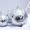 Bola de Natal espelhada a laser multi-tamanho transfronteiriça, bola reflexiva, bola de discoteca, decoração de Natal, enfeite de árvore de Natal