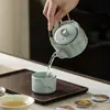 Juego de Té Dentado Cultural y Creativo de la Ciudad Prohibida, Patrimonio Oriental Intangible de los Cinco Hornos Famosos, un Regalo de Alta Gama para Ancianos, Maestros y Padres en sus Cumpleaños