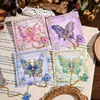 Marcador de Página de Metal Vintage Borboleta Personalizado para Estudantes, Clipe de Página de Livro de Leitura de Alto Valor, Pequeno Presente Criativo, Presente de Aniversário