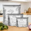 Sacos Selados de Folha de Alumínio para Conservar Frescor, Sacos Selados para Geladeira e Freezer, Sacos Autosselantes, Sacos de Folha de Alumínio para Conservar Frescor, Sacos de Embalagem Selados