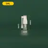 10 20 30 50ml Frasco Spray Transparente Frasco Spray de Névoa Fina com Rotação de 360 Graus Frasco Spray de Tromba de Elefante Médico