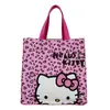 Nova Bolsa Bonita Retrato de Família do Gato Kt Grande Capacidade Estudante Deslocamento Viagem Versátil Alta Qualidade Bolsa de Pano Venda por Atacado