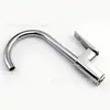 Comercio Exterior Mayorista Transfronterizo Grifo Curvo Grande en Forma de Siete, Doble Uso para Agua Caliente y Fría, Grifo de Acero Inoxidable para Fregadero de Cocina