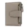 Cartera de Cuero Genuino, Cartera de Piel de Vaca, Billetera Antirrobo Rfid con Billetera para Monedas, Portatarjetas, Cartera, Cartera Pequeña, Cartera de Alta Gama para Mujer