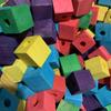 Juguete para morder de loro juguete para pájaro pieza de madera DIY pieza de madera pieza de madera costura juguete para pájaro fábrica de juguetes al por mayor