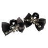 Pinza Pequeña para Cabeza de Princesa para Agarre Femenina Pequeña Estilo Chanel Pedrería Lazo Horquilla Cyber Celebrante Clip Lateral Cabello Suelto Flequillo Clip Horquilla