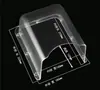 Cubierta Protectora para Timbre Exterior contra Sol y Lluvia Cubierta para Máquina de Control de Acceso Caja Protectora para Lector de Tarjetas y Máquina de Reconocimiento Facial
