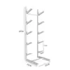 Portaesquís para Snowboard Estante de Pie para Snowboard Soporte de Rack para Monopatín de Tabla Única Estante de Almacenamiento para Doble Tabla Estante de Pared