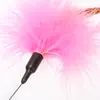 Nuevo gato mascota ticker Campana pluma juguete para gato alambre de acero gato ticker Interactivo auto Hola conjunto cuello gato ticker
