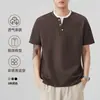 Ropa para Hombre Fengshe / Camiseta de Manga Corta Pullover Falsa de Dos Piezas Camiseta Retro Japonesa para Hombre Camiseta Casual Sencilla