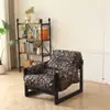 Sofá Perezoso Individual Sala de Estar Italiano Retro Ocio Diseñador Lujo Ligero Madera Maciza Jersey Sofá Silla Reclinable