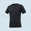 Directo del FabricanteSeleccionadas de Alta Calidad Importadas de Seda de Hielo Camisetas para Hombre para Viajes al Aire Libre y Montañismo con Tecnología Adhesiva Sin Costuras